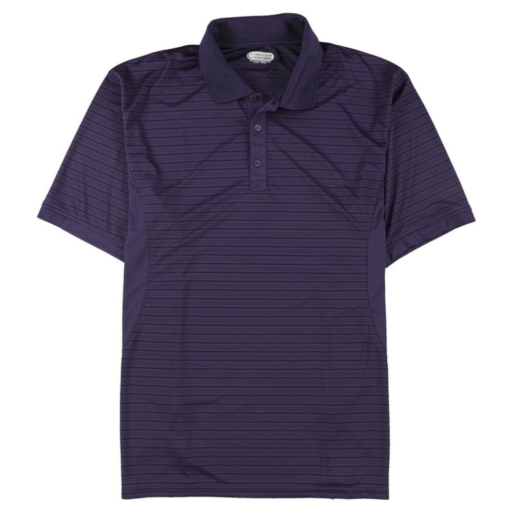 ONTOUR Mens Stripe Polo Shirt, NWT